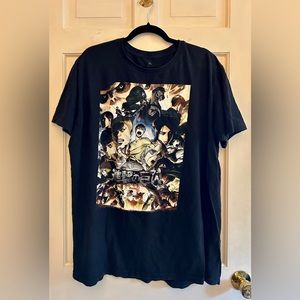 Attack on Titan Season 2 Black T-shirt